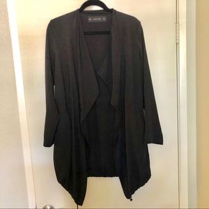 Zara Basic Open Front Drawstring Jacket